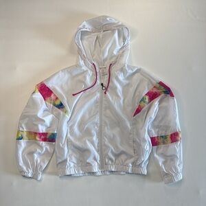 Women’s Windbreaker Colorful Hooded Jacket